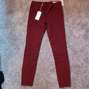 Two by Vince camuto red pants / jeans 26 NWT